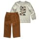 Carhartt Toddler Long-Sleeve Construction T-Shirt and Canvas Pant Set