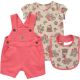 Carhartt Infant Short-Sleeve Bodysuit, Shortall, and Bib Set
