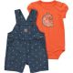 Carhartt Infant Short-Sleeve Bodysuit and Chambray Shortall Set