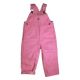 Carhartt Infant Washed Canvas Bib Overall Flannel Lined