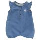 Carhartt Infant Short-Sleeve Denim Henley Romper