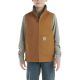 Carhartt Youth Canvas Sherpa Lined Vest