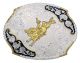 Montana Antique Leaves Western Belt Buckle with Bull Rider