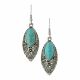 Montana Women's Beginner's Blue Lace Earrings Attitude Jewelry