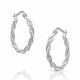 Montana Braided Rope Hoop Earrings