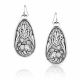 Montana Women's Wildflower Impression Earrings