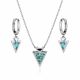 Montana Women's Pointed Path Turquoise Jewelry Set