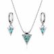 Montana Women's Pointed Path Turquoise Jewelry Set