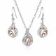 Montana Women's Whisps Of Elegance Crystal Jewelry Set