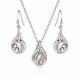 Montana Women's Whisps Of Elegance Crystal Jewelry Set