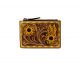 Myra Radiant Sunflowers Hand-Tooled Credit Card Holder