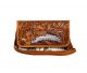 Myra Women's Feather Point Hand-tooled Bag
