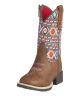 Twister Toddler Daniella Aztec Print Zipper Western Boot