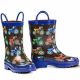 Double Barrel Boys Kye Tractor Rain Boots