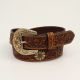 Ariat Ladies Floral Tooled Sunflower Concho Belt