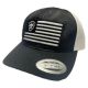 Ariat Men's Black and White Mesh Back Cap