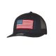 Ariat Men's Basket Weave American Flag Cap