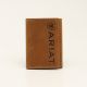 Ariat Men's Trifold Vertical Debossed Wallet