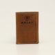 Ariat Men's Trifold Embossed Logo Wallet