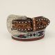 Angel Ranch Ladies Tooled Beaded Belt