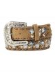 Angel Ranch Women's Embroidered Flowers Belt