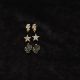 Silver Strike Ladies Cactus, Bolt, Star Multicolored Earrings