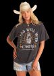 Rock & Roll Women's Drinks Well With Others Graphic Oversized T-Shirt