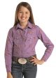 Panhandle Youth Long Sleeve Print Snap Shirt