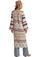 Panhandle Womens Powder River Jacquard Aztec Cardigan Duster