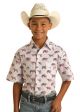 Panhandle Boy's Short Sleeve 2 Pocket Snap Shirt