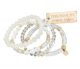 Pink Panache White Mix Bracelet Set