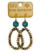 Pink Panache Multi-Color Bead Teardrop Earring