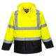 Portwest Men's Hi-Vis Contrast Rain Traffic Jacket