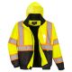 Portwest Men's Hi-Vis 2-in-1 Contrast Bomber Jacket