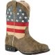 Roper Kids Patriotic Light Up Round Toe Western Boot