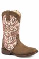 Roper Girl's Glitter Geo Western Boots