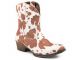 Roper Womens Tan/White Faux Leather Emma Cowboy Boots