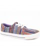 Roper Women's Purple Aztec Canvas Shoes