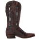 Roper Ladies Brown Embroidered Arrow Underlay Boots