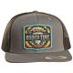 Rock And Roll Mens Dale Brisby Flat Trucker Cap