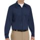 Red Kap Men's Long Sleeve Wrinkle-Resistant Cotton Work Shirt