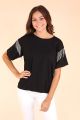 Southern Grace Glitzy Gal Tee With Rhinestone Fringe