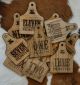 The Whole Herd Wooden Monthly Milestone Eartags