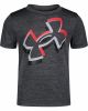 Under Armour Boys Big Logo Pop Short Sleeve