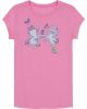 Under Armour Girls Butterfly Big Logo Tee