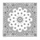 Western Express Made in the USA - White Paisley Bandana