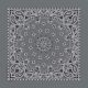 Western Express Charcoal Bandannas, 100% cotton, Made in USA
