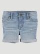 Wrangler Girl's Cuffed Denim Shorts