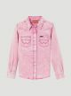 Wrangler Girl's Vintage Inspired Western Snap Workshirt