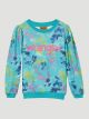 Wrangler Girl's Puff Sleeve Graphic Fleece Sweatshirt